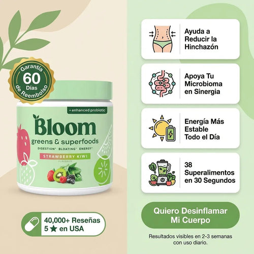 Bloom LIGERA™: Sistema Anti - Hinchazón de 30 Segundos - Kaan Lab