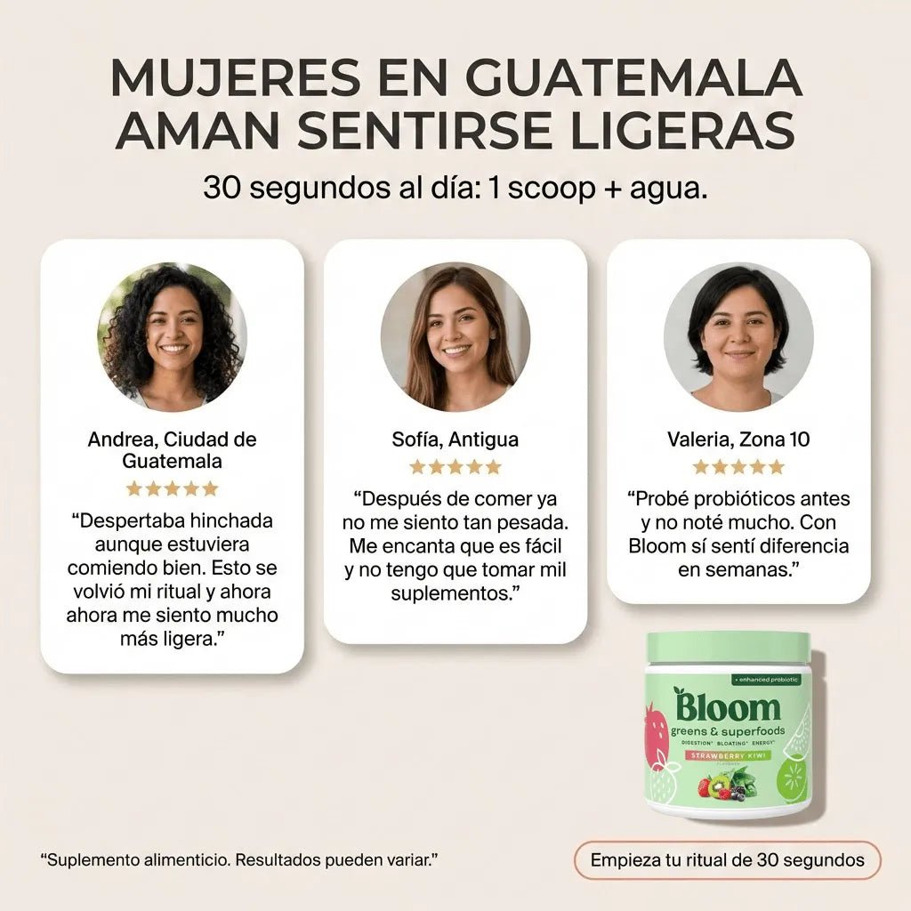 Bloom LIGERA™: Sistema Anti - Hinchazón de 30 Segundos - Kaan Lab