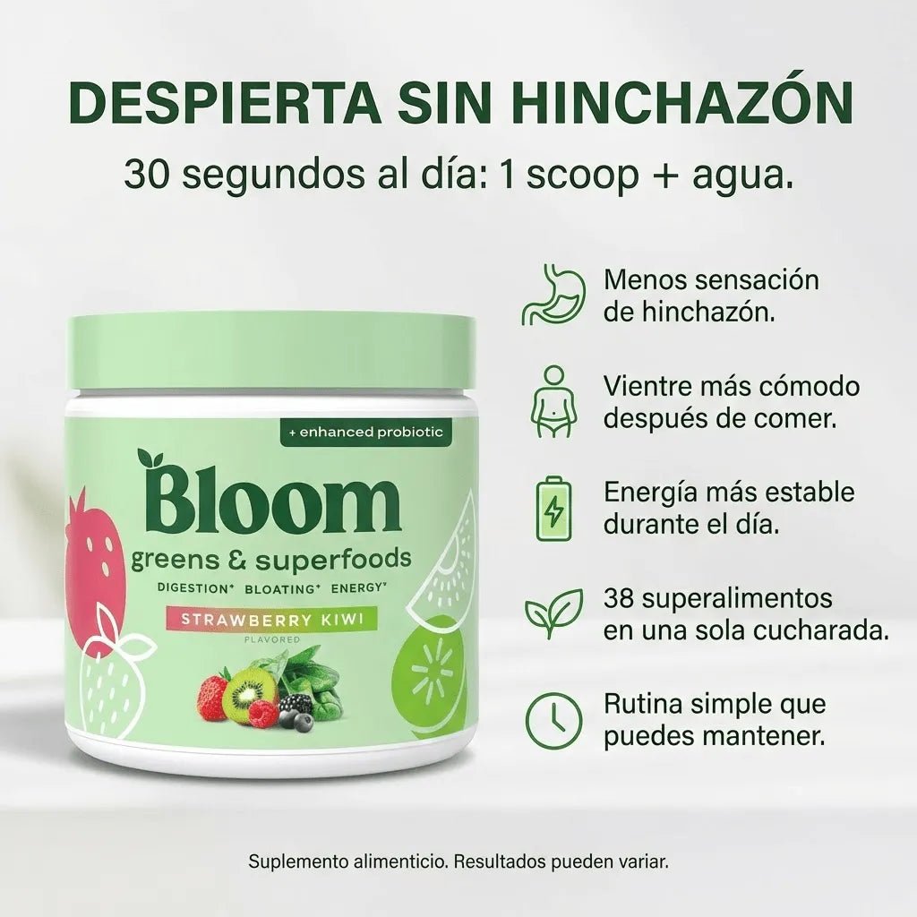 Bloom LIGERA™: Sistema Anti - Hinchazón de 30 Segundos - Kaan Lab